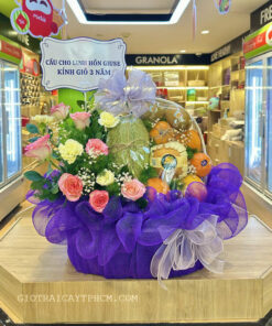 Giỏ trái cây 1 triệu TPHCM Ms1025