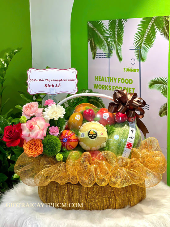 Giỏ trái cây 1 triệu TPHCM Ms1012