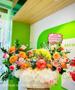 Giỏ trái cây nhập khẩu 2tr5 TPHCM - Size lớn Ms117