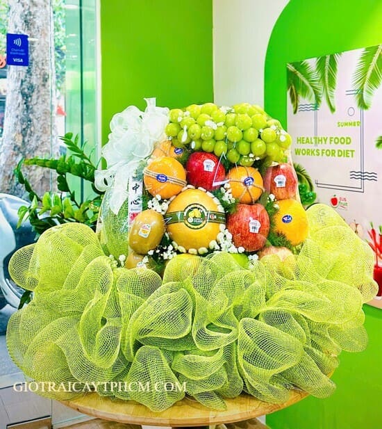 Giỏ trái cây 3tr TPHCM size Lớn Siêu Vip MS119