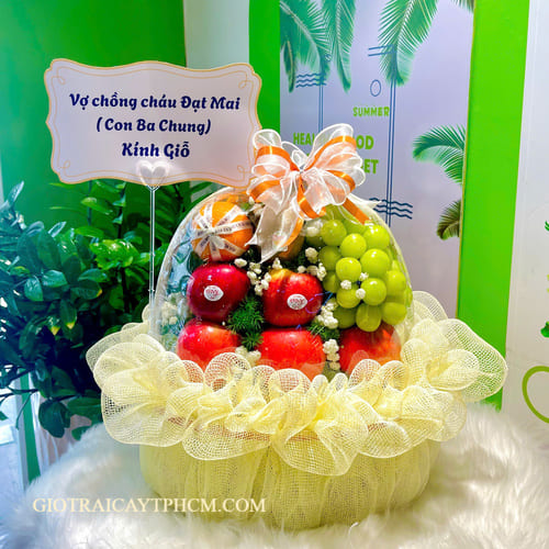 Giỏ trái cây 850k TPHCM Ms5051